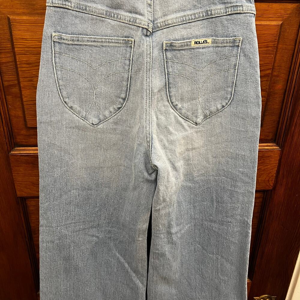 Rolla's High Rise Wide Leg Jeans size 24 NWT's Blu Jeans $129 - Picture 9 of 15